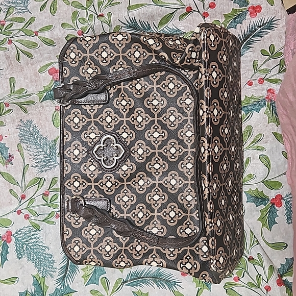 Brighton Handbags - 🫨🥹 BRIGHTON BROWN AND TAN LEATHER SMALL PURSE